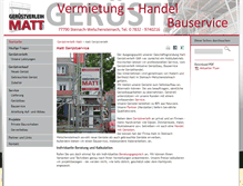 Tablet Screenshot of geruestverleih-matt.de